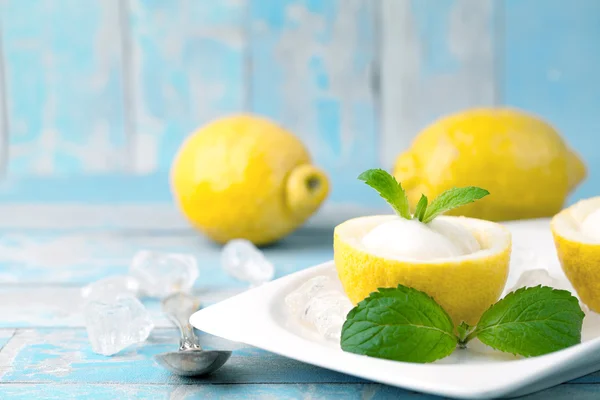 Limon dondurma — Stok fotoğraf