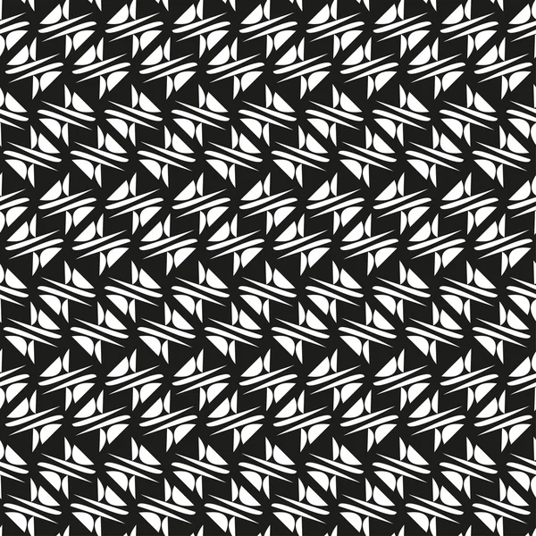 Dikişsiz soyut geometrik desen siyah ve beyaz Vektör Grafikler