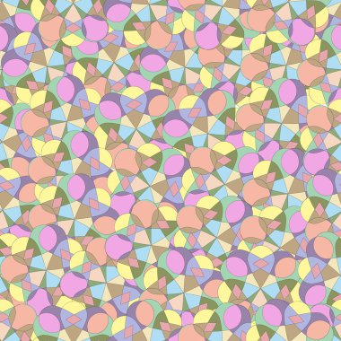 Soyut kaleydoskop arka plan. Vektör seamless modeli