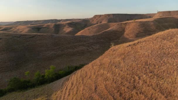 Zeitraffer Bei Sonnenaufgang Schöne Landschaft Des Tanau Hügels Ost Sumba — Stockvideo