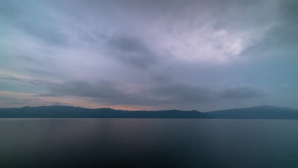 Paisaje Del Lago Toba Isla Samosir Sumatra Del Norte Indonesia — Vídeo de stock