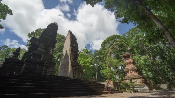 Time Lapse Pura Giri Salaka Hindu Temple Alas Purwo East — Stock video