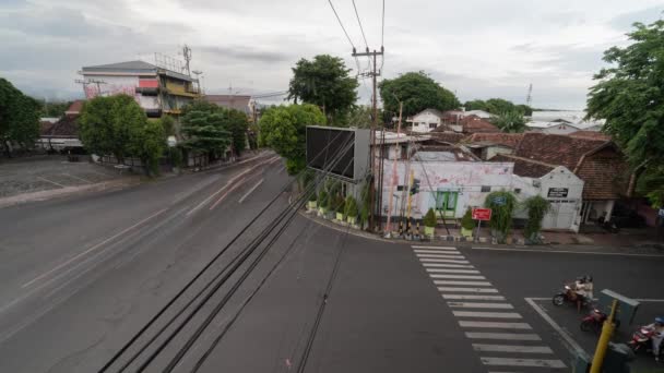 Time Lapse Banyuwangi City East Java Indonesia Traffic Street Road — Video Stock