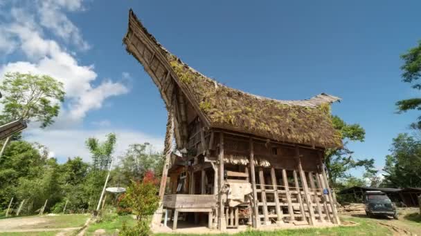 Toraja Del Norte Sulawesi Del Sur Indonesia Time Lapse Vista — Vídeos de Stock