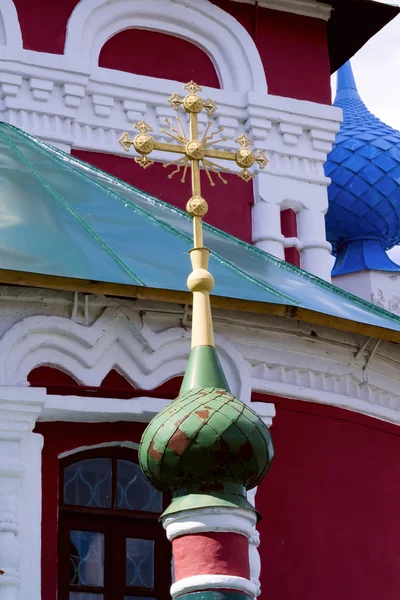Uglich. Bir parça bloo üzerinde Tsarevich Dmitry kilise