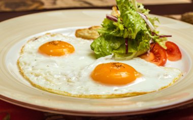 İngiliz kahvaltısı - kızarmış yumurta