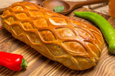 soğan ve yumurta ile pasta