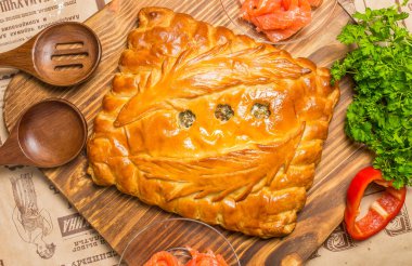 soğan ve yumurta ile pasta