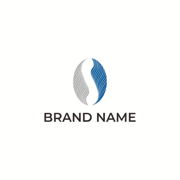 Logotipo Modelo Combinação Forma Letra Pronto Para Impressão Digital — Vetor de Stock