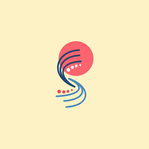 Logo Modèle Combinaison Forme Lettre Prêt Pour Impression Numérique — Image vectorielle