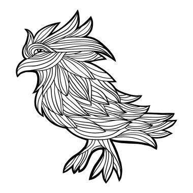 grafik kuş sembolü