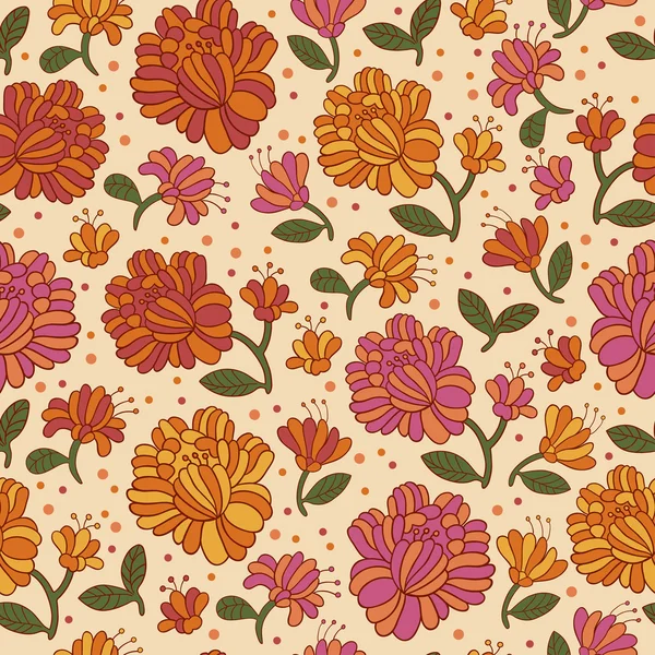 Floral seamless pattern. — Stock Vector