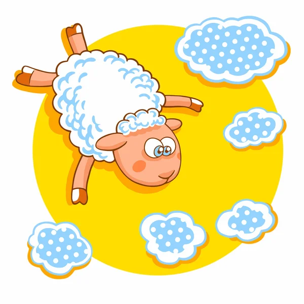 Kreskówka owiec — Wektor stockowy
