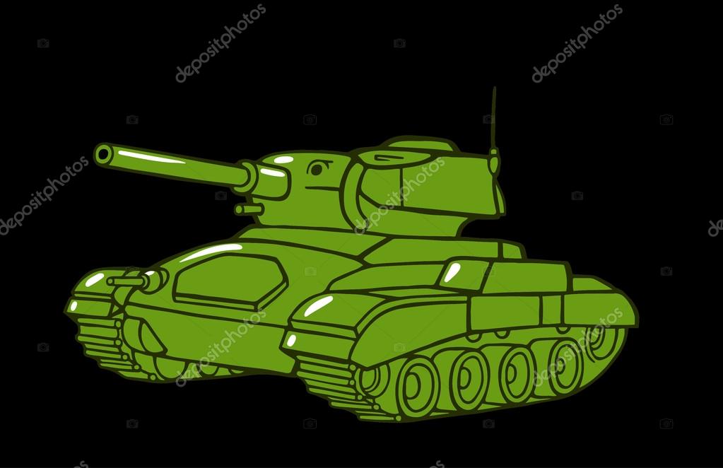 Cartoon military tank Stock Vector Image by ©nesalomeya #74504429