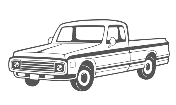 Icono de camioneta — Vector de stock