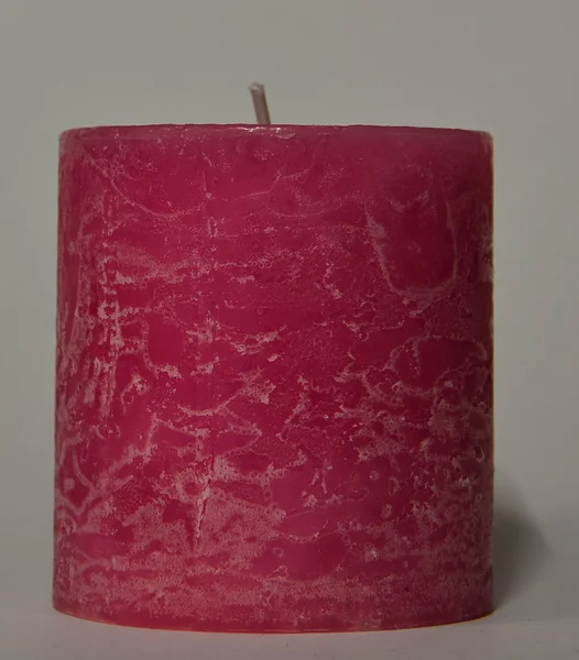 Różowy świeca — Zdjęcie stockowe