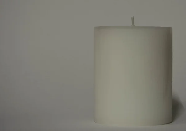 Biała świeca — Zdjęcie stockowe