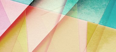 soyut renkli kağıt arkaplan geometrik pastel ton duvar kağıdı afişi