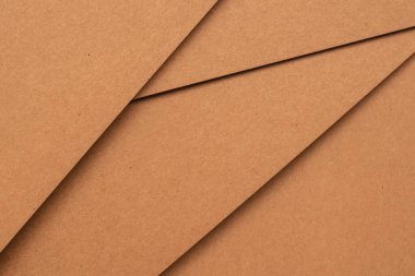 Soyut kahverengi kağıt arkaplan geometrik karton sayfa