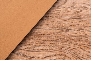 Soyut kahverengi kağıt arkaplan geometrik karton sayfa