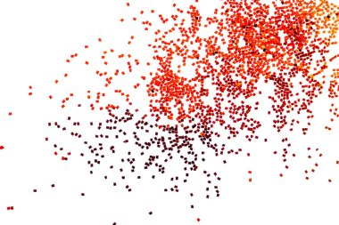 parıltı tozu beyaz arkaplanda ayrılır ya da patlar