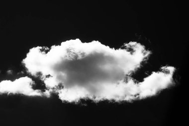 Gökyüzü arka planında beyaz bulutlar