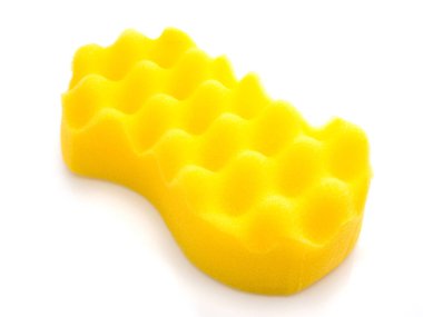 beyaz arkaplanda sünger