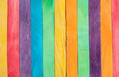 renkli gökkuşağı ahşap arka planı