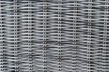 Gri sepetin yakın çekimi  