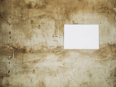 Mermer arka planda boş bir kartvizit