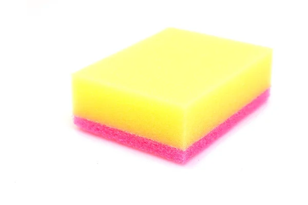 Sponge White Background — Stock Photo, Image