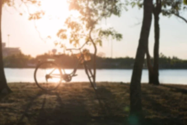 Rower Parku Wycieczka Zrelaksować Się Ćwiczenia — Zdjęcie stockowe