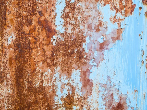 Rusty Metalowe Tło Ściany — Zdjęcie stockowe