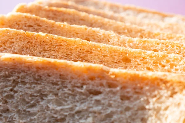 Kawałek Chleba Bliska — Zdjęcie stockowe