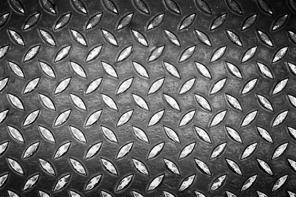 Black Diamond Steel Plate Background — Stock Photo, Image