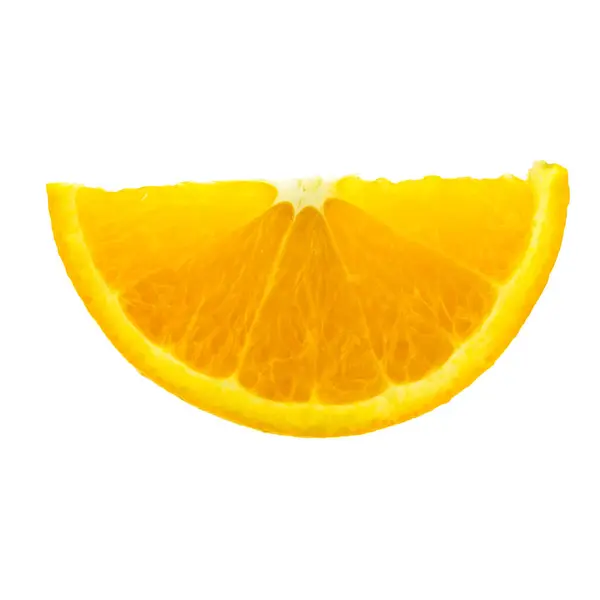 Friss Narancs Gyümölcs Izolált Fehér Alapon — Stock Fotó