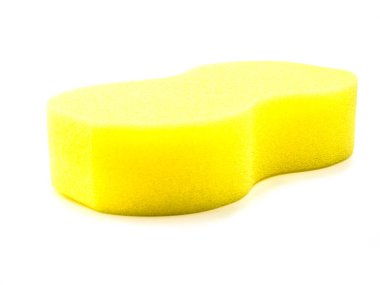 beyaz arkaplanda sünger