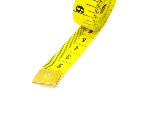 Measuring Tape White Background — Stock Photo, Image