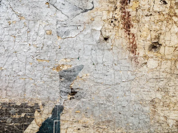 Pasaklı Duvarda Eski Poster Hatıraları — Stok fotoğraf