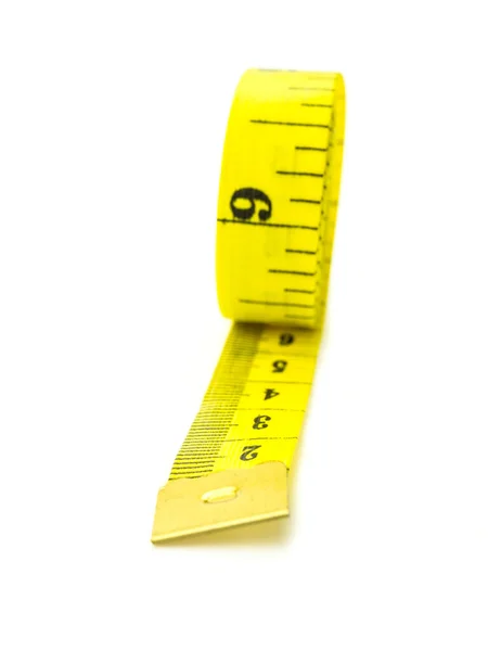 Measuring Tape White Background — Stock Photo, Image