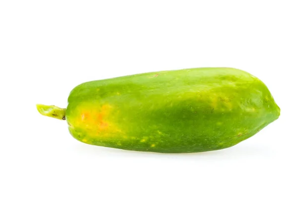 Papaya Isoliert Auf Weißem Hintergrund — Stockfoto