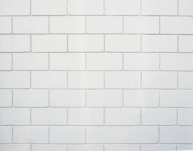 Beyaz tuğla duvar dokusu arkaplanı