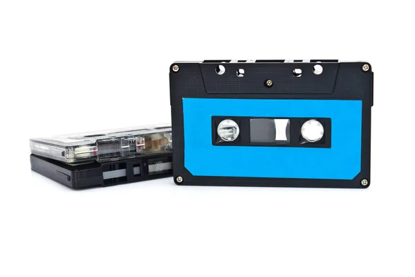 Cassette Sur Cassette Blanche — Photo