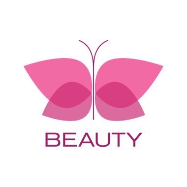 İşareti kelebek vektör. Spa, yoga ve kavram rahatla