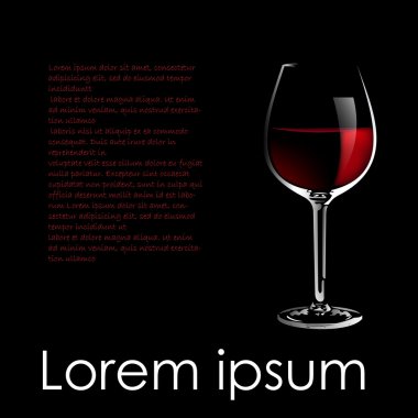 Vektör kırmızı şarap açıklama