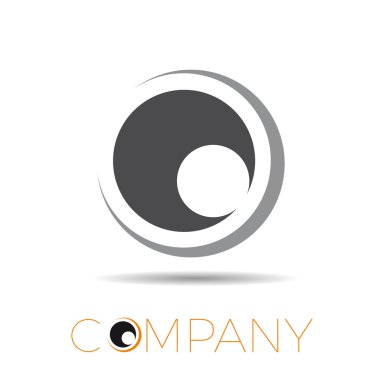 Metal boru vektör işareti soyut