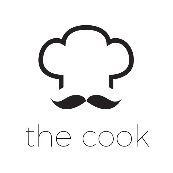Vektor Zeichen der Koch, Restaurant — Stockvektor
