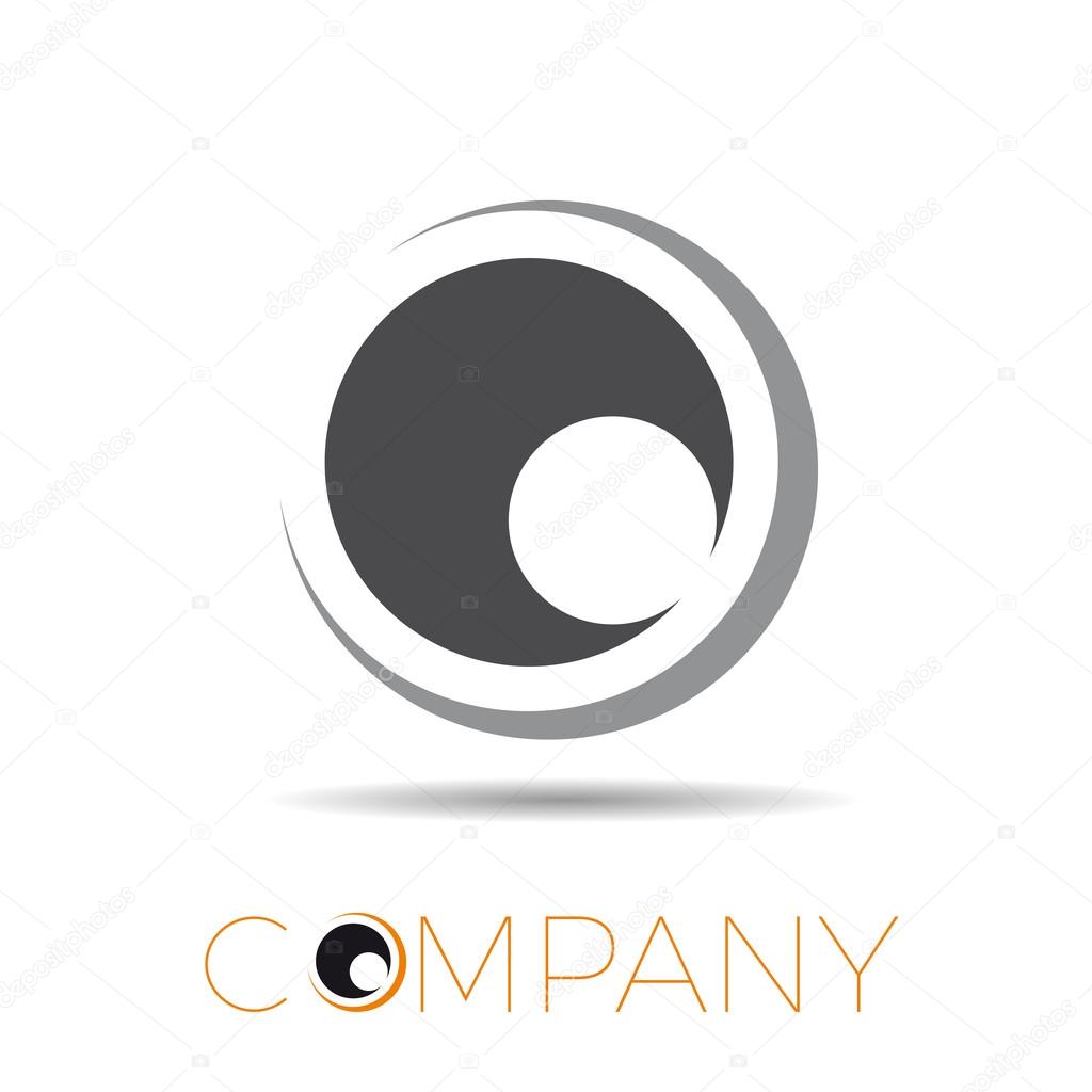 Vector sign abstract metal pipe