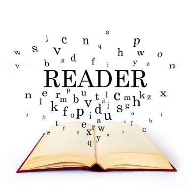 Okuyucu, kelime kitap 