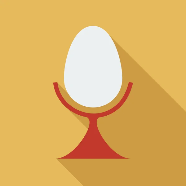 Uovo segno vettoriale per la colazione — Vettoriale Stock